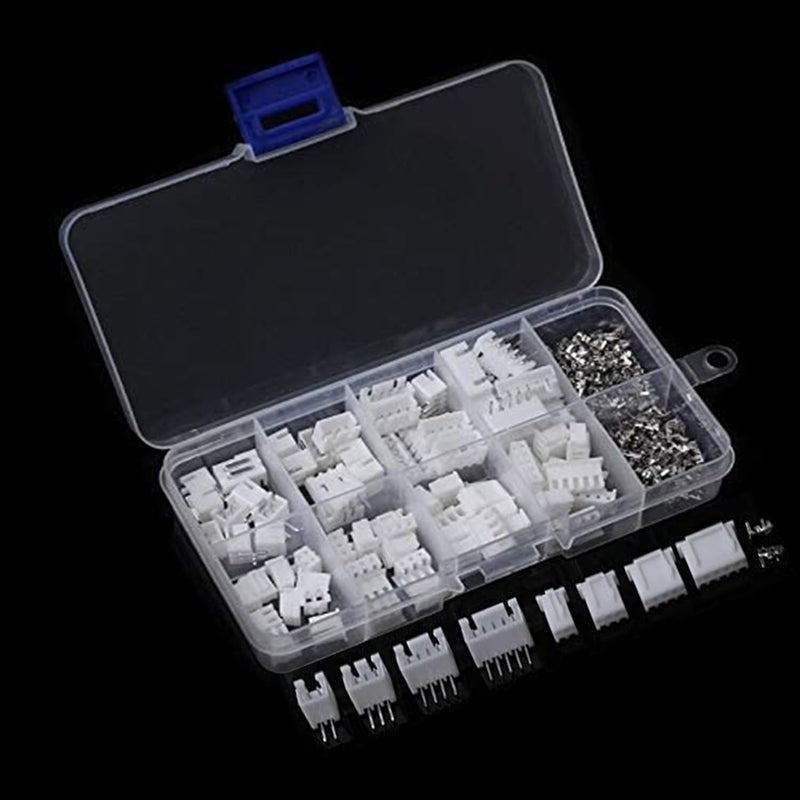 VOGOOPOI 40 Sets 2P 3P 4P 5P Right Angle 2.54mm Pitch Terminal Housing Pin Header JST Plug Connector Adaptor - Image 3